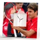Часы "Теннисист Роджер Федерер. Roger Federer" для фанатов тенниса украшение, подарок для спорт клуба - изображение 1