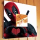 Часы "Дэдпул. Deadpool. Marvel. Марвел" подарок фанатам комиксов, супергероев крутой декор для детской комнаты - изображение 2