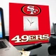 Часы "San Francisco 49ers" американский футбол NFL команды, для фанатов НФЛ, подарок для спальни, спорт клуба, бара - изображение 3
