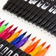 Набор юного художника акварельные скетч-маркеры двусторонние Color pencil 48 маркеров с сумкой для рисования - изображение 5