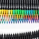 Набор юного художника акварельные скетч-маркеры двусторонние Color pencil 48 маркеров с сумкой для рисования - изображение 6
