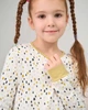 Комплект Nicoletta со штанами на девочку на завязках - Интерлок - Family look Мама/дочь 95202-Молочний-152 - изображение 5