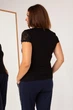 Футболка Ozkan з прозорим верхом Viscose Чорний 2xl - зображення 3