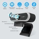 Веб камера NIVEOLI 1080P с микрофоном, трехногой штативом и шторкой, HD Webcam Plug and Play - изображение 2
