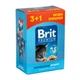 Набор паучей "3+1" для котят Brit Premium Cat pouch Chicken Chunks for Kitten с курицей 4х100г - изображение 1