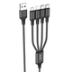 USB Кабель HOCO X76 4в1 (Type-C*2 + iP + Micro) (1м) - изображение 1