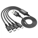 USB Кабель HOCO X76 4в1 (Type-C*2 + iP + Micro) (1м) - изображение 4