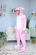 Пижама Кигуруми My Kigu Мужская Кролик Заєц Розовый размер L 165-175 см (21053411) - изображение 3