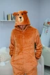Пижама Кигуруми My Kigu Мужская Бурый Медведь Коричневый размер S 144-155 см (21083411) - изображение 2