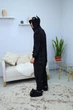 Пижама Кигуруми My Kigu Мужская Кот Черный размер XL 175-185 см (21074411) - изображение 6