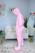 Пижама Кигуруми My Kigu Мужская Кролик Заєц Розовый размер L 165-175 см (21053411) - изображение 6
