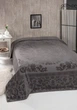 Велюрове простирадло Belizza Odesa Grey 200×220 см - зображення 1