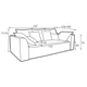 Диван Royal IV Mega LUX BRW Sofa 247x96x116 (LIN-SO3-ROYAL_V_MEGA-LX_3DL) 170234 - изображение 2