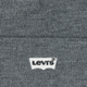 Шапка біні Levi's 225984-11-55 One Size Сіра (7613325944855) - зображення 4