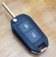 Корпус ключа Peugeot нового зразка 508 208 2008 308 3008 Citroen C3 C4 C4L Elysee на 2 кнопки (з логотипом Пежо) - зображення 2