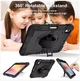 Чохол Carbon Armor Tablet на Apple iPad Mini 6 2021 (8.3") / чохол для планшета з ремінцем в комплекті / (чорний) - зображення 8