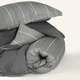 Простынь MBM HOME "Сумерки" 160x230 см серая (BL-FS-11 GRAY) - изображение 7