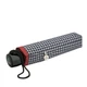 Парасоля жіноча механічна Fulton Minilite-2 L354 Houndstooth Red Border чорно-білий - зображення 2