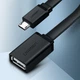 Кабель - адаптер UGREEN US133 MicroUSB Male - USB-A Female + OTG чорний (10396) - зображення 7