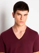 Футболка бавовняна чоловіча Armani Exchange 898816560 XL Бордова (1159813371) - зображення 4