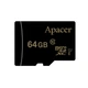 Карта пам'яті APACER 64GB MicroSDXC UHS-I Class 10 + SD adapter (AP64GMCSX10U1-R) - зображення 2