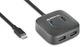 USB-хаб Real-El CQ-407 4xUSB-A 3.0 Чорний (4743304102020) - зображення 2