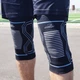 Наколінники спортивні PowerPlay PP-4099 Knee Support Чорно/Сині S/M (пара) - изображение 3