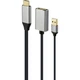 Адаптер-перехідник Cablexpert HDMI на DisplayPort, 4K (A-HDMIM-DPF-02) - зображення 1