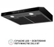 Витяжка пласка Perfelli RINCI 6CWB NERO - изображение 4