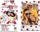 Фотобумага Fujifilm INSTAX MINI HEART SKETCH картридж для Instax mini 8, 9, 11, 12, 13, 90, 99, 40, 41, 50, 70, 25S, EVO, liplay, Polaroid 300, SHARE SP-1, SP-2, link (54х86мм 10шт) - изображение 1