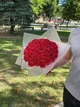 Букет из мыльных роз 51 шт красный, подарочный букет роз из мыла для девушки, жены, мамы, дочки, сестры - изображение 2