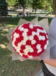 Мыльный букет из 101 розы бело-красный,букет из натурального мыла на 14 февраля, 8 марта, день рождения - изображение 5