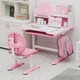 Комплект меблів (стіл + стільчик + полиця) Mealux Wave Pink (арт. BD-31 PN) - изображение 2