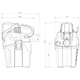 Пилосос будівельний Metabo акумуляторний AS 18 HEPA PC COMPACT, 18V, 6л, 2100л/хв, 3.8кг (без АКБ та ЗП) (602029850) - зображення 2