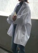 Сорочка жіноча класична Oversize на ґудзиках Без бренду Біла 12806 L (46) - зображення 2