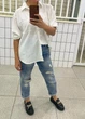 Сорочка жіноча класична Oversize на ґудзиках Без бренду Біла 12806 L (46) - зображення 6