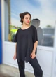 Блузка женская Oversize однотонная Only Черная 12875 3XL (52) - изображение 2