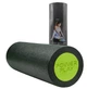 Масажний ролик (роллер) гладкий PowerPlay 4021 Fitness Roller Чорно-зелений (30x15см.) - зображення 2