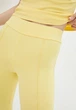 Женские однотонные леггинсы Подіум Light 27940-YELLOW XL Желтый - изображение 4