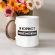 Кружка "Я юрист мені можна", белая с золотой ручкою, 330 мл - изображение 1