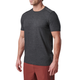 Футболка тактическая потоотводящая 5.11 Tactical PT-R Charge Short Sleeve Top 2.0 S Black Heather - изображение 3