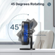 Вентилятор портативний настільний SmartDevil F9 | 4 Speeds Portable Desktop Table Fan, Type-C, Black-Blue - зображення 6