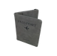 Органайзер чохол книжка для паспорта з кишенями з матової екошкіри з тисненням 15х11 см (478113-Prob) Сіра - зображення 6
