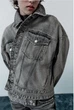 Джинсова куртка оверсайз Zara 4365/272 XS-S - изображение 4