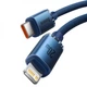 Кабель Baseus Crystal Shine Series Fast Charging Data Cable Type-C to Lightning 20W 1.2m Blue (CAJY000203) - изображение 2