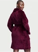 Халат Victoria's Secret Short Cozy Robe XS\S Бордовий (26575231) - изображение 2