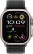 Ремешок Apple TrailLoop Natural Titanium Finish для Apple Watch 49mm Black S/M (MXTQ3ZM/A) - изображение 3