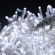 Светодиодная гирлянда на елку, 10м, 200 LED, прозрачный провод, Холодный белый - изображение 7