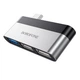 Перехідник USB HUB BOROFONE DH1 Сталь (DH1) - зображення 8