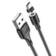 Кабель HOCO Micro магнитный Sereno magnetic charging cable X52 1m 2,4A Black - изображение 1